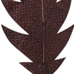 Liść ozdobny rattan brązowy 118 cm - 3