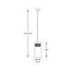 Lampa wisząca GEM P0389-01D-0FD2 - 3
