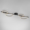Lampa sufitowa LED czarna MINI RITUS - 3