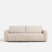 Sofa 3-osobowa rozkładana beżowa BESALU - 1