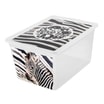 Pojemnik z pokrywką SAVE ME ZEBRA, 30 l - 1