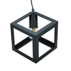 Lampa wisząca geometryczna czarna SWEDEN - 4