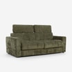 Sofa rozkładana 2,5-osobowa ciemnozielona BELVITO - 3