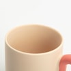 Kubek porcelanowy, różowy, 360 ml - 2