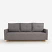 Sofa rozkładana szara ALBERTA - 1
