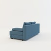 Sofa 3-osobowa niebieska BAHAMA - 4