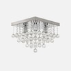 Lampa sufitowa chrom AMARAL 30x30 cm - 1