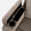 Sofa z funkcją relaksu beżowa ZAVIT - 8