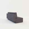 Sofa rozkładana 3-osobowa ciemnoszara UNO - 5