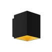 Czarny minimalistyczny kinkiet SOLA WL SQUARE - 1
