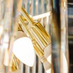 Lampa wisząca do salonu glamour złota LUXE 280 cm - 3