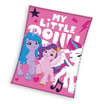 Koc różowy MY LITTLE PONY 130x170 cm - 1