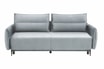 Sofa welurowa jasnoszara KIOTO - 1