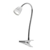 Lampa biurkowa LED z klipsem biała ORO LARUS - 1