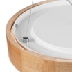 Lampa wisząca dąb EVELINE - 5