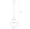 Lampa wisząca ELSTRA P16151-WH - 4