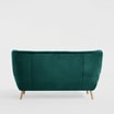 Sofa 3-osobowa ciemnozielona KELSO - 4