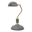 Lampa biurkowa retro szaro-złota ROMA - 5
