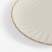 Talerz obiadowy porcelanowy ZŁOTY RANT 26,6 cm - 3