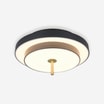 Lampa sufitowa LED czarny mosiądz KEATON - 3