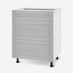 Szafka stojąca z szufladami BASIC PLUS BP/D60S3 ramka szara - 1