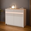 Komoda z oświetleniem OAK SQUERE 105,3 cm - 2