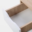 Biurko rozkładane z szufladą dąb artisan SPACY 2 - 4