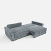 Sofa rozkładana 4-osobowa NOEMI szary - 6