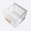 Cargo podblatowe do szafki 30 cm, front wysuwny, chrom - 4