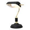 Lampa biurkowa retro czarno-złota ROMA - 1