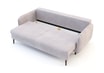 Sofa szaroróżowa VAMOS nóżki orzech - 5