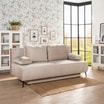 Sofa trzyosobowa beżowa DARWIN - 2
