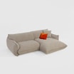 Narożnik taupe FLUFFY prawy - 2