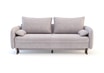 Sofa szaroróżowa VAMOS nóżki orzech - 1