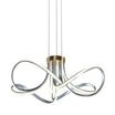 Lampa wisząca LED ABRO czarno-szaro-złota - 3