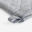 Rękawica kuchenna z podkładką JEANS COLLECTION szara - 5