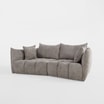 Sofa tapicerowana taupe LAURA - 2