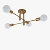 Lampa sufitowa złota DORADO 4 - 1