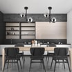 Lampa sufitowa kule czarna ESTERA II - 3