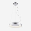 Lampa wisząca LED z pilotem srebrna KETO ANIKA - 1