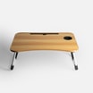 Składany stolik pod laptop 60x40x26 cm - 2