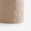 Wazon ceramiczny z uchwytami beżowy 22 cm - 4