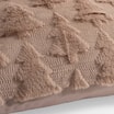 Poszewka dekoracyjna w choinki taupe ALPI 45x45 cm - 4
