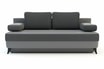 Sofa 3 osobowa rozkładana szara GLORIA - 1