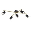 Lampa sufitowa 5 reflektorów czarno-złota MARLEY - 3