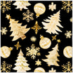 Serwetki świąteczne GOLDEN CHRISTMAS TREES 20 szt. - 1