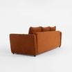 Sofa 3-osobowa pomarańczowa ANDORA - 4