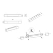 Kinkiet łazienkowy LED IP44 nikiel PARKS 40,2 cm - 5