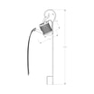 Lampa outdoorowa solarna LED IP44 miedziana KONEWKA - 4