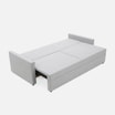 Sofa rozkładana szara TAGO - 5